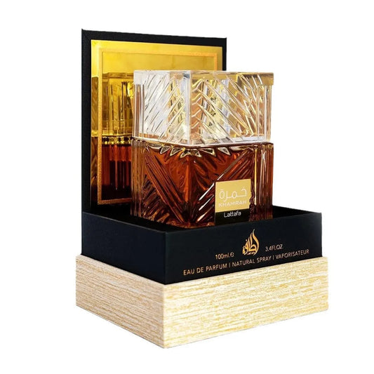 100ml Khamrah Qahwa Perfume – Rich & Wood Scent